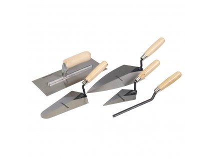 Set de unelte pentru zidărie - 5 buc mâner din lemn Silverline