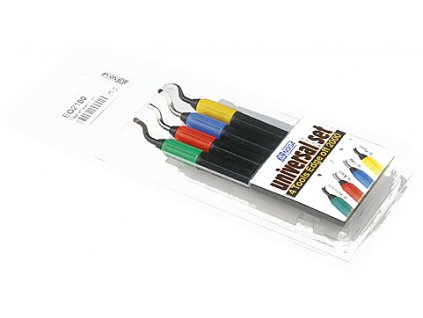 Set de patru scule de debavurare tip creion din plastic NOGA