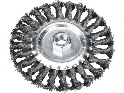 Perie radială împletită 125 mm