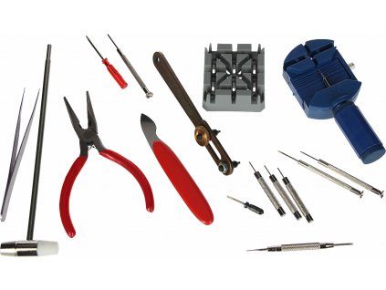 Instrumente pentru repararea ceasurilor - set 16 buc.