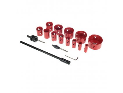 Foraje de perforare SET 19 - 76 mm HSS Holzmann LSS17TLG