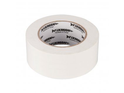 Bandă adezivă de reparații durabile 50 mm × 50 m alb Fixman
