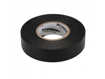 Bandă izolatoare 19 mm × 33 m negru Fixman