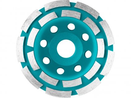 Disc de șlefuit diamantat cu două rânduri, 115 × 22,2 mm