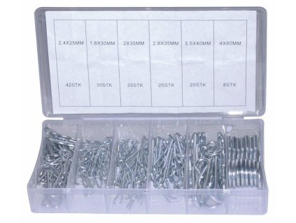 Set de pini flexibili de cotter VT, 150 de piese