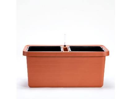 Ghiveci mare Berberis DUO 80 cm - teracotă