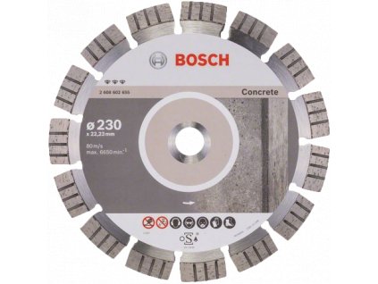 Disc de tăiere diamantat BOSCH Best for Concrete