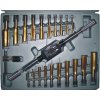 Set de filetare 45 piese M 6 - 24 CU ACOPERIRE