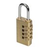 Lacăt alama codificare 4D Silverline