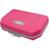Baterie cu șurubelniță de foraj cu impact, roz, 12 V Li - ion, 2000 mAh, în carcasa sculei, set de 27 buc
