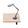 Lampă de masă cu lupă, putere USB, 1300 lm, 3 culori de lumină, mărire de 5 ×