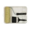 Set de 3 picturi pe o suprafață rugoasă Silverline