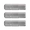 Set vârfuri Allen de 3 buc., H 6 × 25 mm, S2