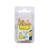 Ochiuri - snaps, set de 100 buc, culoare alamă aurie