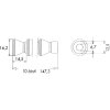 Segment de 1/4" LOC-LINE