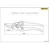 Foarfece din tablă 225 mm P angrenaj 2325