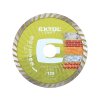 Disc de tăiere cu diamant, turbo - tăiere uscată și umedă, 125 × 22,2 × 2 mm