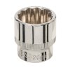 Cheie tubulară scurtă cu 12 laturi 20 mm 3/8" Silverline
