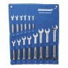 Chei combinate cu clichet 8 - 24 mm, 14 buc Silverline