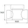Supapă intersegment 3/4" LOC-LINE