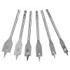 Burghiu plat în lemn, set de 6, 10 - 25 × 150 mm