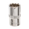 Cheie tubulară scurtă cu 12 laturi 16 mm 1/2" Silverline