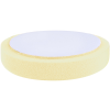 Disc de lustruire spumă, T80, galben, 200 × 30 mm, Velcro 180 mm