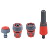 Furtun set de 4, pentru furtun de 3/4"