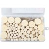 Pâslă lustruire discuri, set de 120