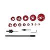Foraje de perforare SET 19 - 76 mm HSS Holzmann LSS17TLG