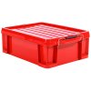 Cutie din plastic cu capac, 23 l