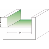 Freză frontală de îndreptat 25,4 × 10/8 mm