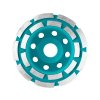 Disc de șlefuit diamantat cu două rânduri, 115 × 22,2 mm