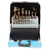 Set de burghiu metalic 1 - 10 mm HSS-Co M35 - 19 buc Silverline