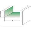 Freză cu dinte de burghiere 10 × 26/8 mm