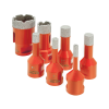 Set de 7 carote diamantate, Ø 6-8-10-12-14-20-35 mm, filet M14, EXTOL PREMIUM