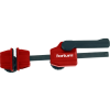 Clemă de presiune orizontală - pentru bancuri de lucru cu găuri Ø 20mm, 0-120mm, FORTUM