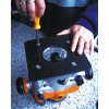 Masă de aluminiu prelungit, pentru freze superioare