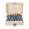 Set de freze cu coadă 12 mm - 12 buc Silverline