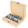 Set de freze cu coadă 8 mm - 12 buc Silverline