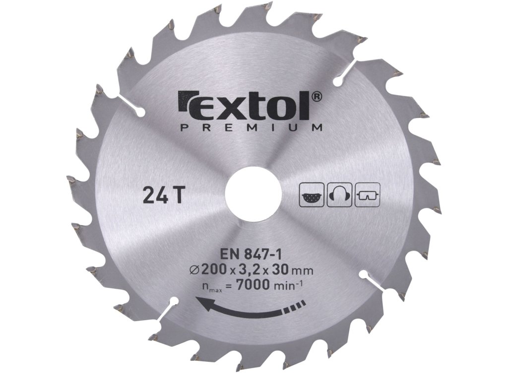 Karbidno rezilo žaginega lista 200 × 30 - 24t
