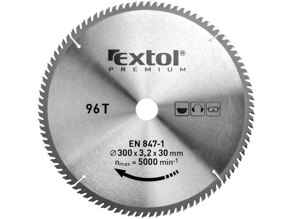 Karbidno rezilo žaginega lista 300 × 30 - 96t