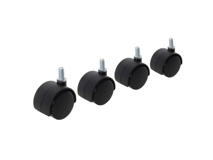 Plastična kolesa 40 mm - 4 kos Fixman