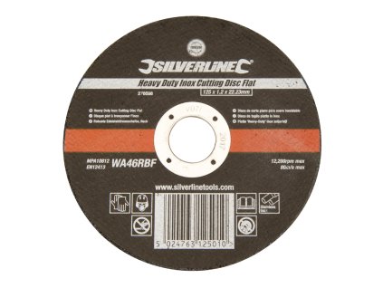 Odrezano kolo ravno 125 × 1,2 × 22,23 mm srebrna črta