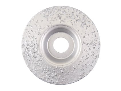 Karbidna brusilna plošča 115 × 22,2 mm srebrna črta