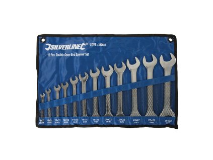 Komplet stranskih ključev CR-V 12 kosov Silverline