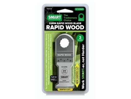 SMART TRADE RAPID FF Rezilo za potopno žago za les in plastiko, 32 mm - 3 kose