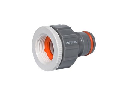 Ženski navojni adapter 3/4" + 1", POWER JET, WL-2193, BELA ČRTA