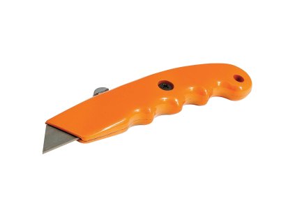 Zložljiv nož - odsevna barva, oblikovan ročaj - 140 mm srebrna črta