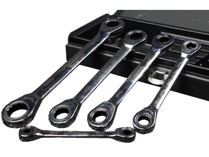 Ratchet spanner set 5 kosov